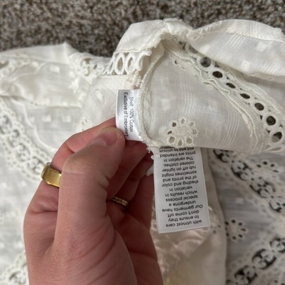 HEMANT & NANDITA White Button Down Shirt - Picture 11 of 14